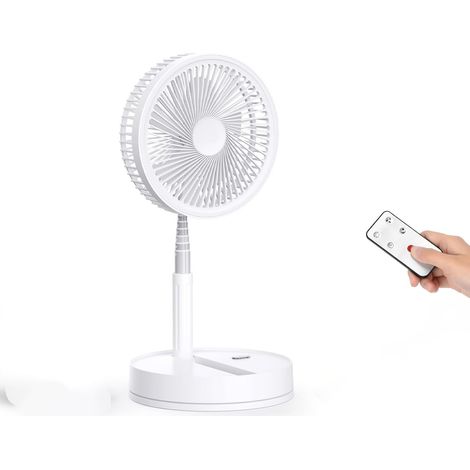 Oscillating Silent Pedestal Fan with Remote Control, Portable Foldable Adjustable Silent Pedestal Fan with Remote Control (1/5)