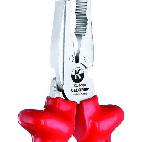 VDE 8250-160 Alicate combinado de alta resistencia VDE con aislamiento por inmersión 160 mm (1/4)