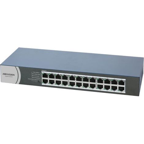 Hikvision DS-3E0524R-O switch No administrado Gigabit Ethernet (10/100/1000) Gris