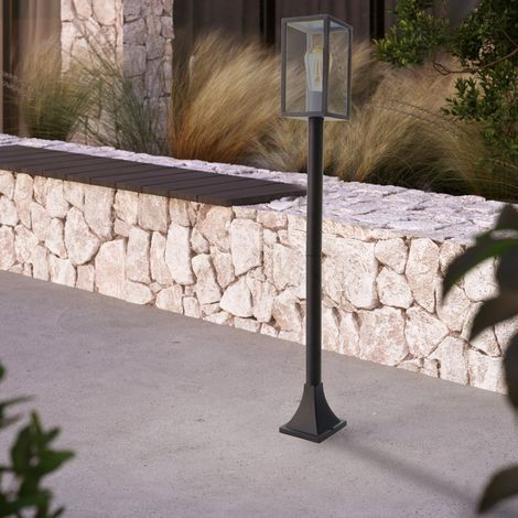 IluminaShop - Baliza Floor Ducte Negra IP44 1XE27 (1/3)
