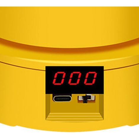 Machine à sauter à corde, vitesse réglable de 1 à 10 niveaux, télécommande sans fil, corde à sauter électrique, équipement de fitness multi-personnes, jaune, taille unique. (1/5)