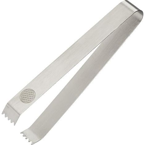 16274 Pince à charbon en acier inoxydable 17 cm – Idéale pour placer en toute sécurité le charbon d'encens et l'encens (1/2)