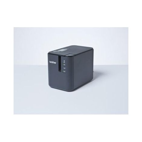 BROTHER Beschriftungsgerät Brother P900Wc inkl. TZe-Schriftbandkassette (36 mm x 8 mschwarz auf weiß) Netzadapter Netzkabel USB-Kabel
