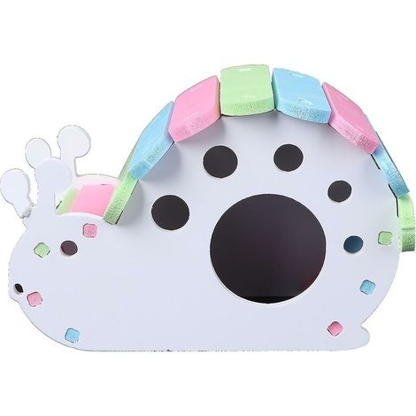Escargots Forme Diy Pvc Maison Hamster Cage de couchage Pet Cabin Sleeping Nest Petit animal de compagnie Cabane de repo (1/5)