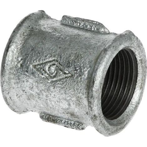Raccord en fonte malléable manchon 3/4’’ FF/FF