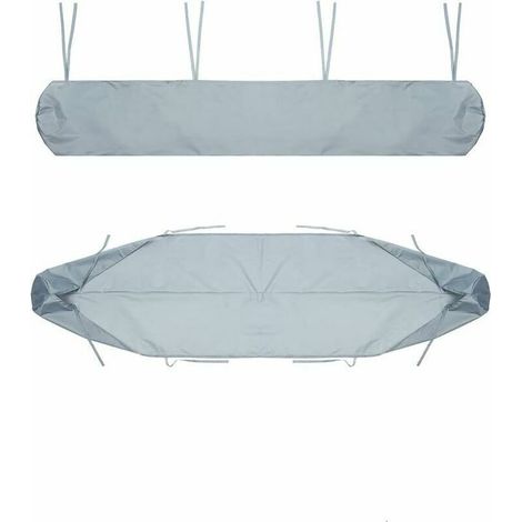 Sac de Protection pour Store Banne 4m Gris Housse de Rangement pour Banne Manuel Rétractable Housse de Protection Anti-poussière imperméable pour auvent de terrasse