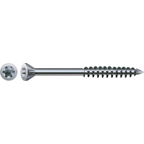 Vis bois pour parquets Tête fraisée Torx® T-STAR plus T10 Filetage partiel Pointe CUT Zingué WIROX