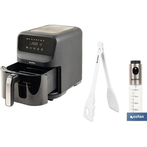 Luftfryer 5 Liter mit Touchscreen und Pinzette (1/4)