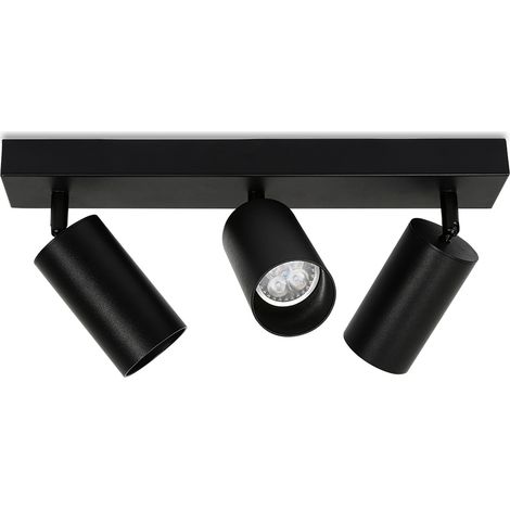 Wolketon Ideal 4w blanco cálido foco de techo giratorio para sala de estar  salón  pasillo tres  GU10  3 lámparas