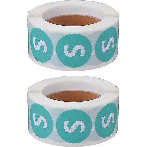 rouleaux d'étiquettes autocollantes rondes pour vêtements (1/3)