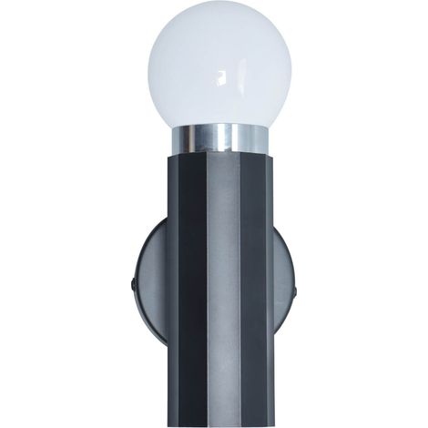 Applique moderne noire MACERA boule blanche E27 40W (1/3)