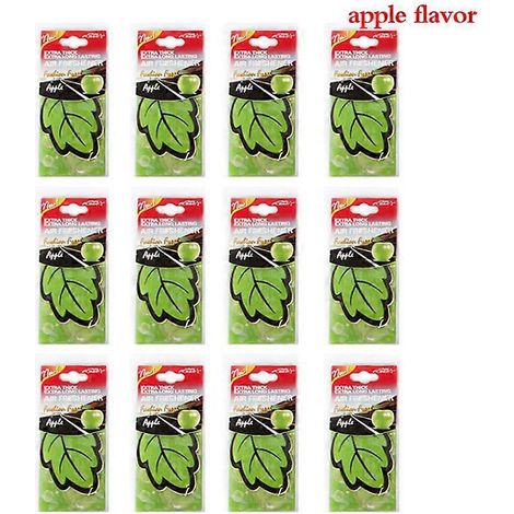 Lot de 12 désodorisants pour voiture, parfum d'ambiance pour l'intérieur de votre véhicule.