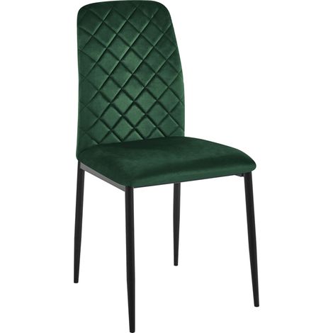 Poltrona MAVERIK Velvet imbottita in velluto verde scuro