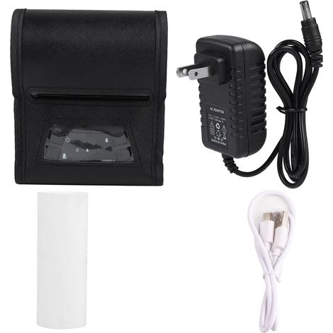 Tragbarer 80-mm-Thermodrucker mit Bluetooth und USB für iOS/Android (US-Stecker) (1/5)