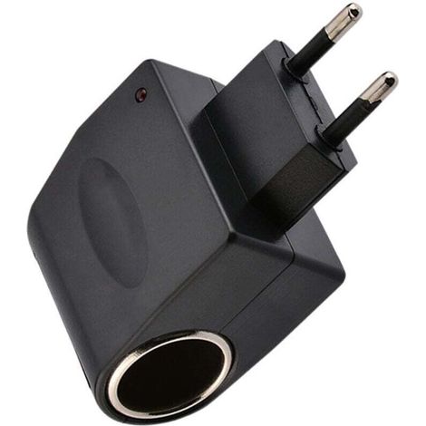 Convertisseur De Puissance De Voiture 220V à 12V,Adaptateur Secteur Allume-Cigare De Voiture Pour Alimentation Onduleur AC à DC Pour Voiture Van Camion éLectrique,RéGlementations EuropéEnnes