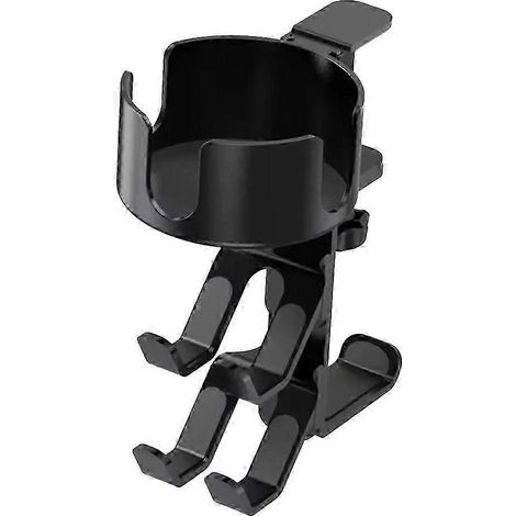 Porte-gobelet de bureau, support multifonctionnel pour casque et manette de jeu, étagère de rangement de bureau, compatible avec les casques et manettes de jeu PC. (1/5)