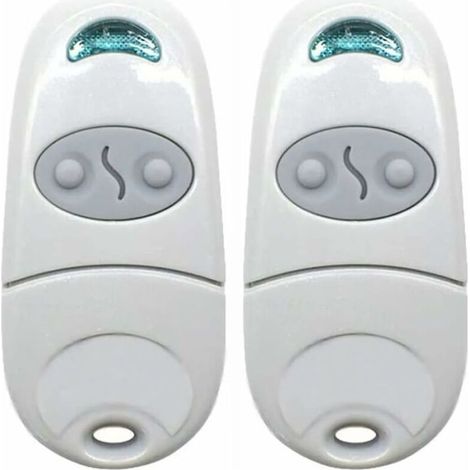 (2, White)Remote control Universal Portail, Remote control for Ouvre-Door of Garage, transmitter of key Portable, Remote control of Door of Garage for Came Top 432NA/432EE/432 EV/432M THISNDE (1/5)