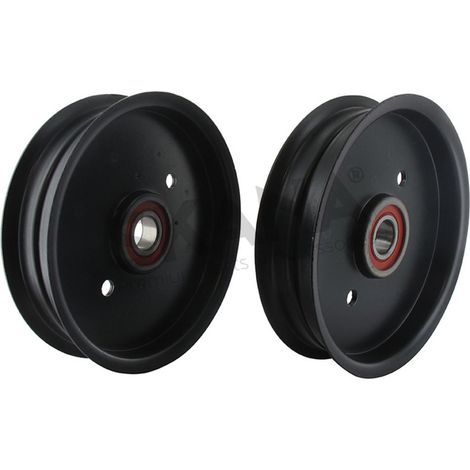 Polea de ranura plana ajustable Hustler - John Deere - Toro para serie Z, Super Z, Mini Z, Atz. Reemplaza original 781856, Tca19779