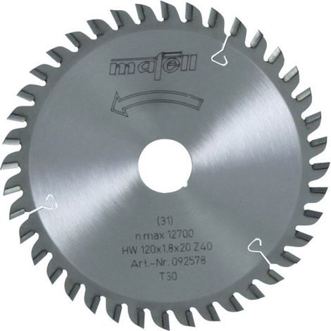 Lama da taglio 120 x 20 mm MAFELL - Z24 - laminato speciale - per KSS 300 - 92578