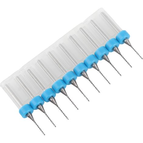 10-teiliges Mini-Bohrer-Set für Holzbearbeitung, Bohren, Uhren- und Handy-Reparaturen, 0,8 mm (1/5)