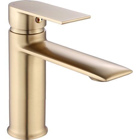 GRIFO DE LAVABO REA VENETA 29,5 BRUSH GOLD (1/5)