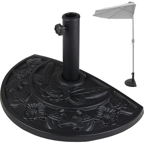 Base per Ombrellone da Giardino Supporto Palo 38/48mm Anti Capovolgimento Esterno