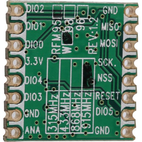 Module émetteur-récepteur sans fil RFM96 RFM96W 433 MHz 20 dBm LORA™ Composants électroniques (1/5)