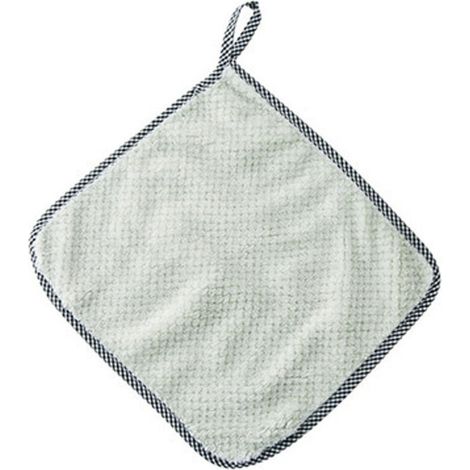 Lot de 20 tampons à récurer double face en polaire corail à suspendre pour cuisine, grille melon, chiffon de nettoyage absorbant non pelucheux