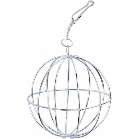 Boule d'alimentation pour rongeurs, distributeur d'alimentation pour lapin, sphère de 8 cm pour cochon d'Inde, hamster, lapin, boule à suspendre, jouet pour lapin, mangeoire à foin pour animaux de com (1/4)