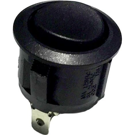 Interrupteur à bascule TRU COMPONENTS R13-112F B/B 701264 250 V/AC 6 A 1 x Off/(On) à rappel 1 pc(s) (1/4)