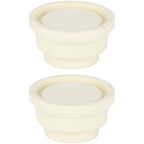 Juego de 2 topes de goma para escalera de piscina, protector de seguridad de repuesto para escalera de piscina.
