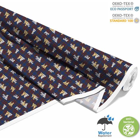 OUTDOOR DEKOSTOFFE OXFORD - Motiv Foxterrier-Hund