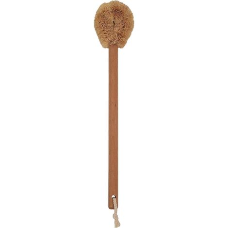 Brosse WC version moderne améliorée, tête de brosse en fibre de coco (1/5)