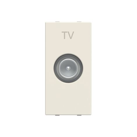 Zenit Prise Tv Terminale 1Module Blanc 2CLA215070N1101 ABB N2150.7BL (1/3)