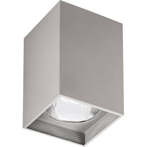 Spot Maddox metallo grigio B: 13.5 cm H, 13,5 centimetri (1/5)