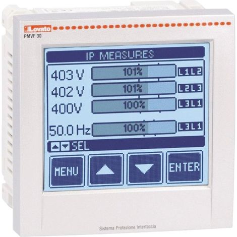 Sistema di Protezione Interfaccia CEI 0-16 monofase e Trifase Lovato PMVF30 (1/3)