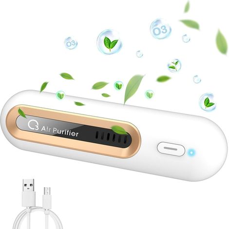 Désodorisant portable pour réfrigérateur, purificateur d'air USB, désodorisant efficace (1/5)