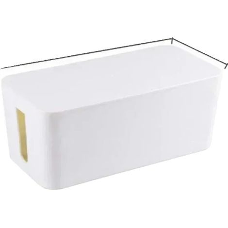 Scatola portacavi, design antipolvere, soluzione di organizzazione compatta, bianco-m (1/2)
