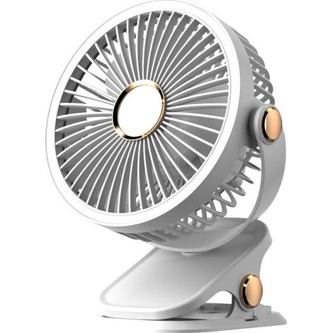 Ventilateur Portable avec Écran Digital - 2-en-1 (Cou/Ceinture) - Rechargeable USB - Pour Randonnée, Camping - Alovez
