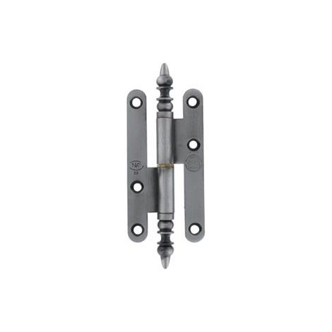 Cerniera rustica BROS - Vasi n°1/3 sinistra - Acciaio patinato - 110 x 55 mm - 1-3-A-RG1155-3
