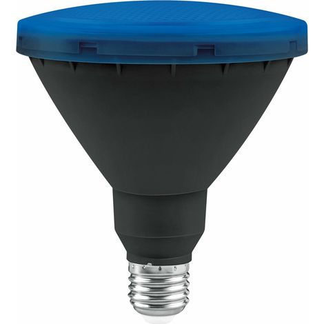 BOMBILLA LED JARDÃN PAR38 IP65 MATEL E27 15W AZUL (1/4)