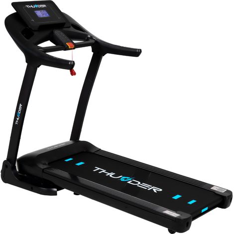 THUNDER PHENOM-S-BLACK Laufband 18 km/h Elektrische Steigung Bluetooth App LCD Display 160 kg (1/5)