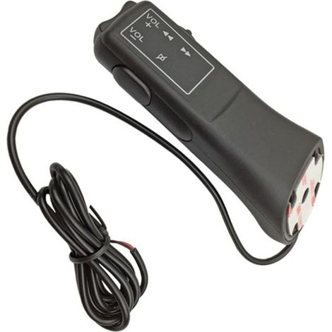 Car steering wheel button, remote control switch for radio, cassette recorder, DVD player, MP3 player, car accessories, interior electronics (1/4)