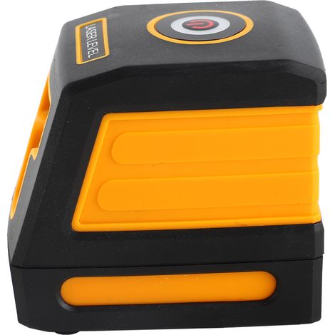 Niveau laser rouge autonivelant à 2 lignes, kit de niveau laser professionnel à lignes croisées horizontales et verticales avec sélection des lignes laser et de l'écartement vertical du faisceau. (1/5)