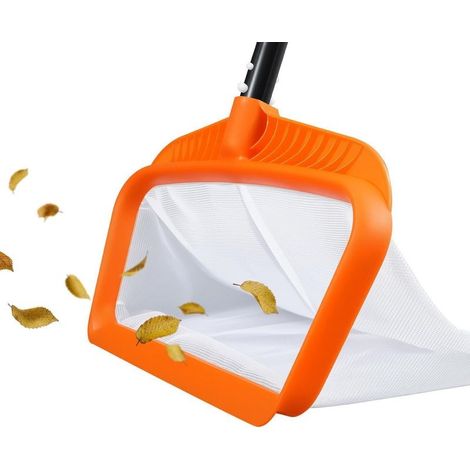 Épuisette de Piscine Équipement de Nettoyage Robuste,Sac Filet à Mailles Fines et Profondes,pour Piscine enterrée 350g Bassin Spa Parc Aquatique Fontaine rivière Lente (1/5)
