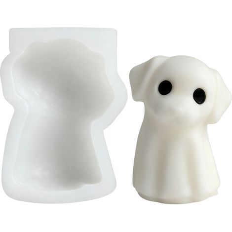 Molde de silicona para Halloween, fantasma/cachorro (1/2)