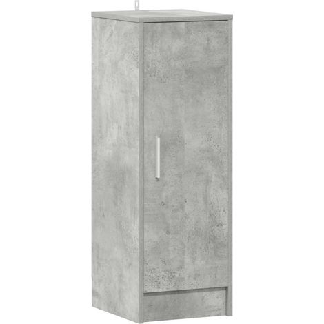 Maison Exclusive - Scarpiera Grigio Cemento 32x35x92 cm in Truciolato