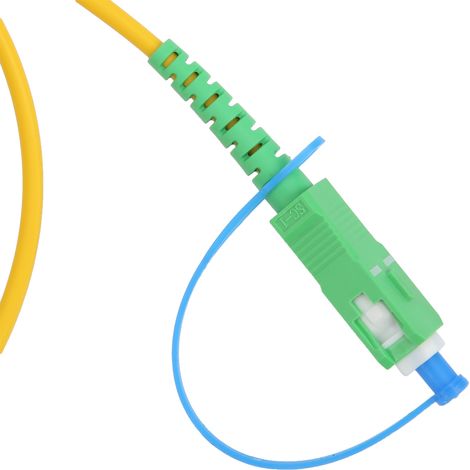 Câble de transmission à fibre optique OTDR, monomode 9/125 µm 500 m, connecteur OS2 SC/APC-SC/APC (1/5)