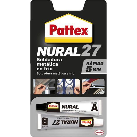 Soldadura Metálica En Frío Rápida Pasta 22ml Gris Pattex (1/10)