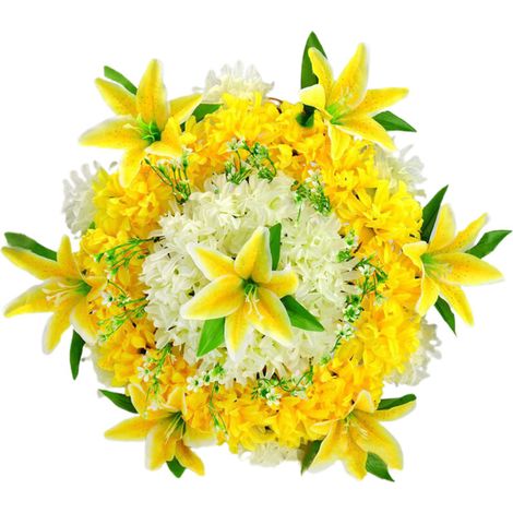 Jeffergarden Couronne de Fleurs de Cimetière en Plein Air, Porte-Guirlande pour Décorations de Fleurs de Pierre Tombale de Pierre Tombale (X) (1/5)